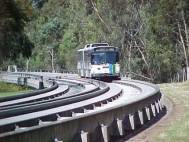 Adelaide - bus on curve